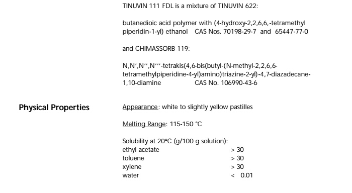 TINUVIN ® 111